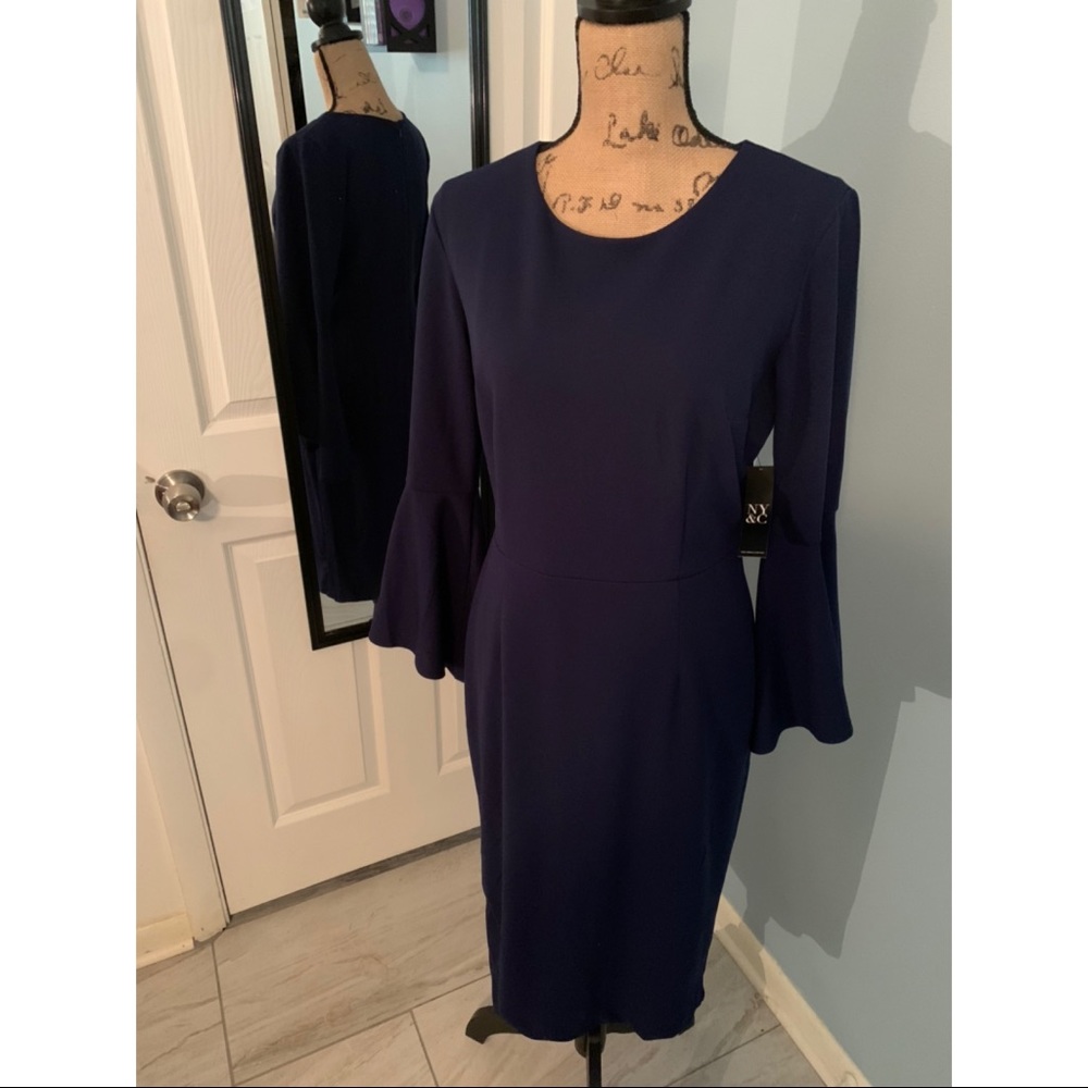 Blue dress